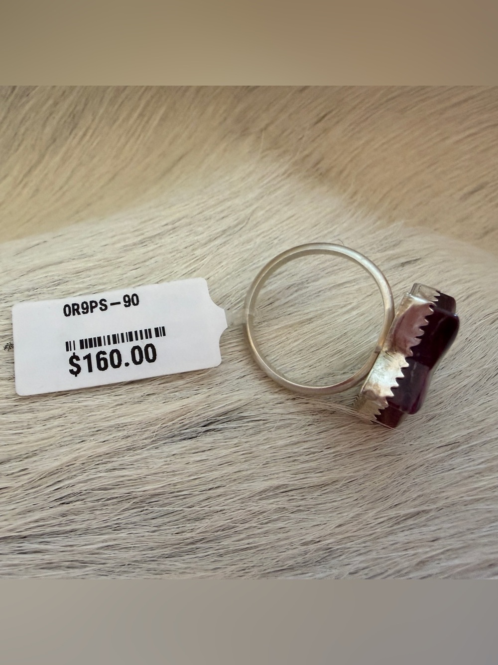 ❤️ Navajo Signed P. Spencer Purple Spiny Oyster Star Native Adjust Sterling Ring - Picture 6 of 14